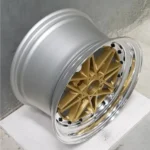 14/15/16inch Alloy Wheel Rim Car Wheel Rim 4*100/114.3 Black Plished Lip Gold Rines Aftermarket Auto Parts - Image 4