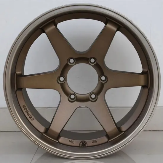 15-18 Inch 6 Spoke Brozen Mag Aluminum Alloy Wheel Rims