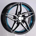 15-18inch Five Stars Red Blue Bronze Aluminum Car Wheel Rim - Image 2