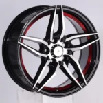 15-18inch Five Stars Red Blue Bronze Aluminum Car Wheel Rim - Image 4