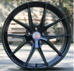 15-19 Inch 5 Holes Matte Black Aluminum Car Wheel Rim