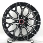 Oy17199 15-20 Inch 5H 5X120/114.3 Black Machine Matt Car Alloy Wheels - Image 2