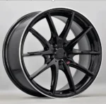 16 17 Inch 5X114.3 Black Alloys Aluminum Rays CE28 Rims Wheels - Image 4