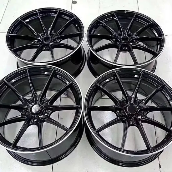 16 17 Inch 5X114.3 Black Alloys Aluminum Rays CE28 Rims Wheels