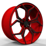 17 Inch 5 Spoke Forged Wheels 5X112 5X114.3 5X120 5X130 Hub Rims