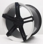 18-19 Inch 5 Holes Black White Lip High Performance Car Wheel Rim - Image 3