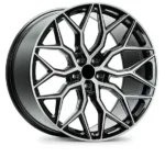 18 Inch 5X112 Silver Gloss Black Alloy Aluminum Wheels Car Rims
