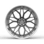 2-Piece Forged Aluminum Alloy Gunmetal Car Rim with Rivets