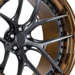 2 Piece Forged Wheels 18 19 20 21 22 23 24 26 Inch 5X112 Cool Red Aluminum T6061 Customized Alloy Car Wheels