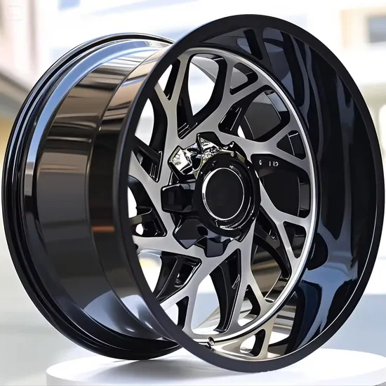 20*9j/20*10j/20*12j/22*12j/24*14 Rim Black Milling Window Chrome 4X4 Aluminum Alloy Offroad Wheels