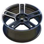 22*9/24*10/26*10 PCD6*139.7 Gloss Black Polished Wheels for 2023 Chevy Silverado - Image 2