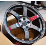 4 5 Te37 Style Aluminum Alloy Car Wheel Rim Black Bronze Silver - Image 2