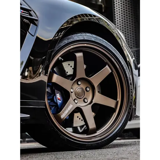 4 5 Te37 Style Aluminum Alloy Car Wheel Rim Black Bronze Silver