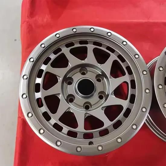 5 6 Holes Aluminum Alloy Car Wheel Rim Black Bronze Color for SUV Forged off-Road Wheel Rim