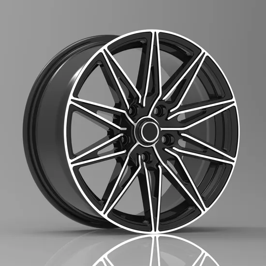 5-Holes-8X100-114-3-PCD-17-Inch-Black-with-Machined-Face-Alloy-Wheel-Rims-From-China-Oy17203-Multi-Spoke-Casting 17'' Alloy Wheel Rims Oy17203 5 Holes 8X100/114.3 PCD Black Machined - Image 1