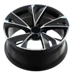 5-Holes Black Painting Aluminum Alloy Car Wheel Replica
