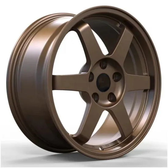 5 Holes Bronze Aluminum Alloy Car Wheel Rims Suit for Te37