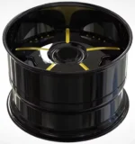 5X112 18-20inch Black Hub Yellow Spoke Alloy Wheel Rims - Image 3