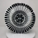 A356 Aluminum Alloy 6 Holes Black Machined Car Wheel Rim - Image 2