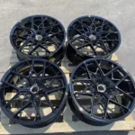 A356 Aluminum Alloy 5 Holes Black Car Wheel Rim - Image 3