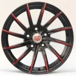 Red Rims Alloy Wheels for Works Aftermarket Wheel - Image 3