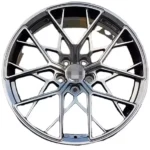 Black 5-Hole Aftermarket Car Wheel Rim - Image 2