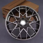 Black 5-Hole Aftermarket Car Wheel Rim