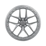 Forged Alloy Car Rim Wheels Gloss Black Polished Chrome - Image 4