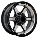 15/16inch 6*139.7 Et0 Forged Deep Dish Black Alloy Car Wheel - Image 2
