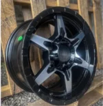 15/16inch 6*139.7 Et0 Forged Deep Dish Black Alloy Car Wheel - Image 3