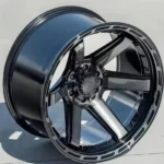 15/16inch 6*139.7 Et0 Forged Deep Dish Black Alloy Car Wheel - Image 4