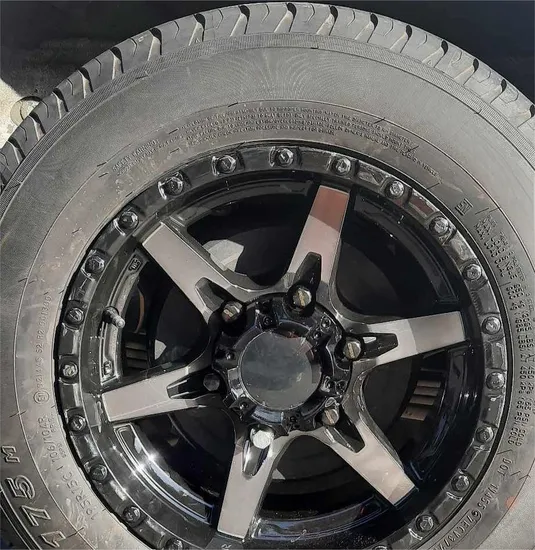 15/16inch 6*139.7 Et0 Forged Deep Dish Black Alloy Car Wheel