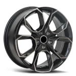 18-20 Inch 5X120 Alloy Wheel Oy17114 Black Machine Face Rim