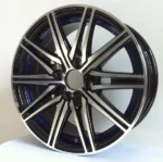 15inch Black Machine Face Alloy Wheel Hub for Car - Image 3
