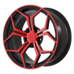 Red Personalized Aluminum Alloy Car Wheels - Image 3