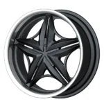 Black Forged Aluminum Alloy Wheels 18-22 Inch Rims Hub