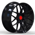 Black Custom Cast Forged Flow Forming Aluminum Wheel - Image 2