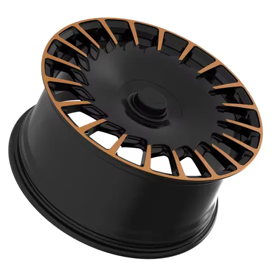 Black Custom Forged Wheels Lightweight Alloy Wheel 16 to 24 Inch Rims