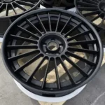 Black Forged 2-Piece 5 Holes Aluminum Alloy Car Wheel - Image 2