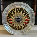 Black Gold Polished 4 Holes 14 15 16 Inch Popular Style Car Wheel Rims - Image 2