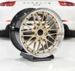 Black&Gold RS Lm01 16-18inch 7j 8j Car Alloy Wheels