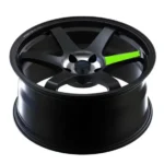 Black Green Wheels 16-24 Inch Customizable Logo Wholesale - Image 3
