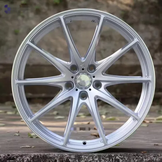 Black Machine Lip Silver Machine Lip Racing Style 4/5 Bolt Patterns Wheel Rim