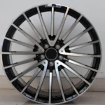 Black Machined 5 Holes Aluminum Alloy Car Wheel Rim - Image 3