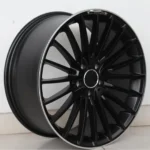 Black Machined 5 Holes Aluminum Alloy Car Wheel Rim - Image 4