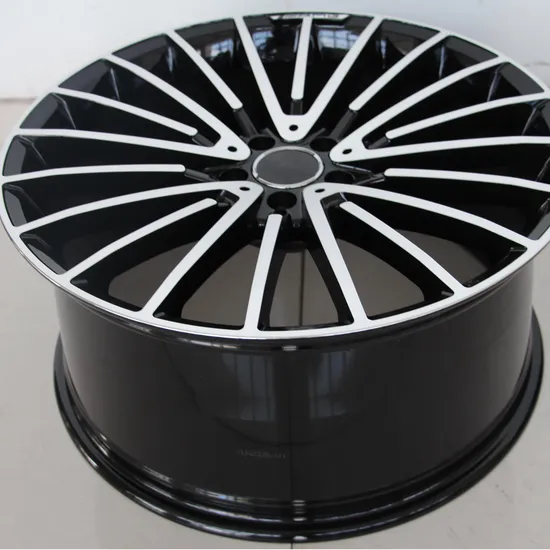 Black Machined 5 Holes Aluminum Alloy Car Wheel Rim