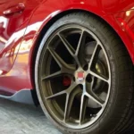 5 Holes Golden Wheel Alloy Car Wheel Rims Concave