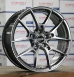 Black Silver Color Aftermarket 5 Holes High Performance Aluminum Alloy Wheel Rims - Image 2