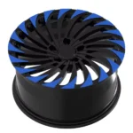 Blue Black 15 16 17 18 19 Inch Full Size Black Replica Wheel Car Wheel Durability Car Accessories - Image 4