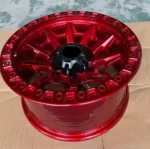 Candy Red Black 16-18 Inch Off Road Wheels 6X139.1 6X114.3 for SUV - Image 4